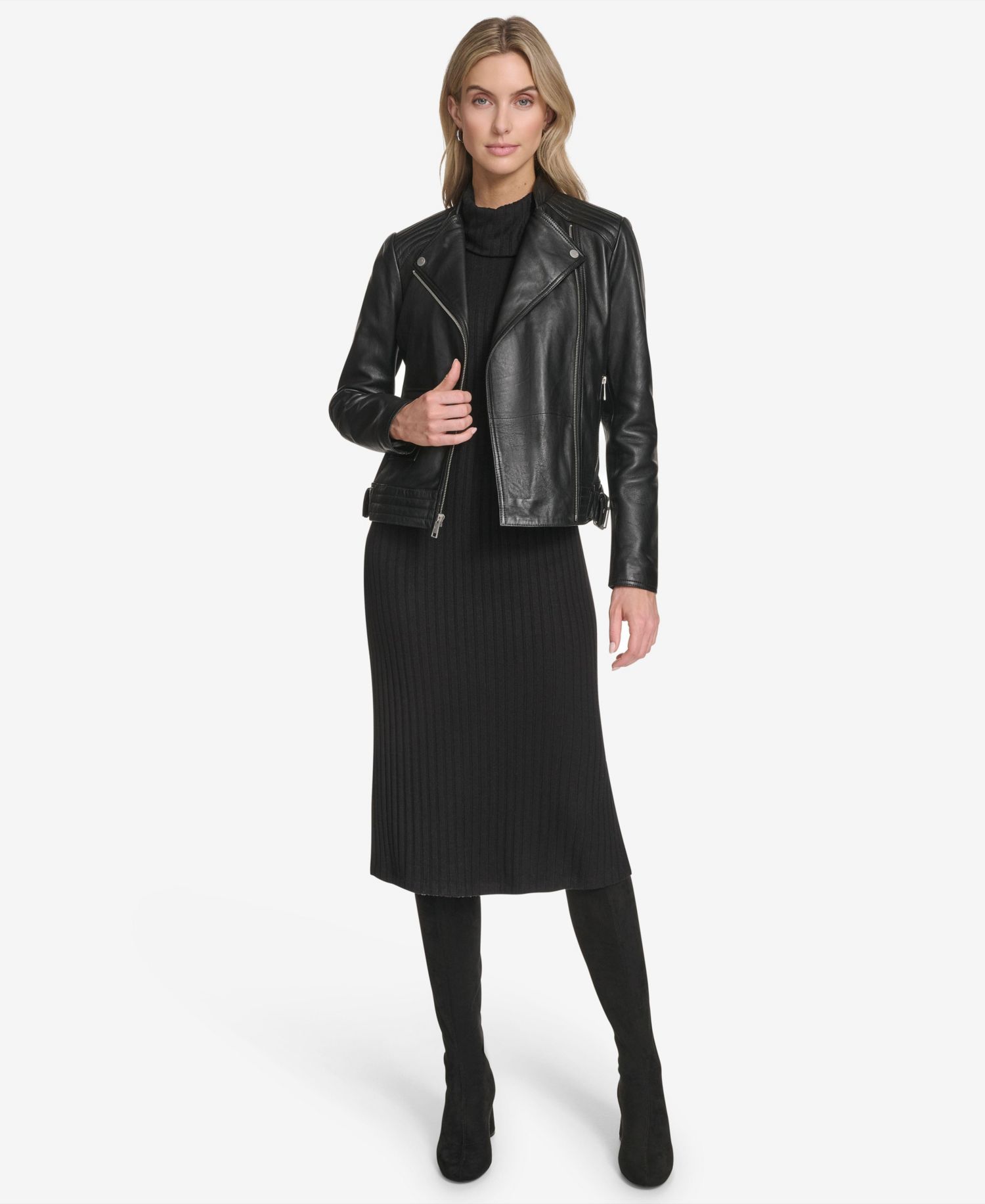 Women's Frankie Moto Leather Jacket