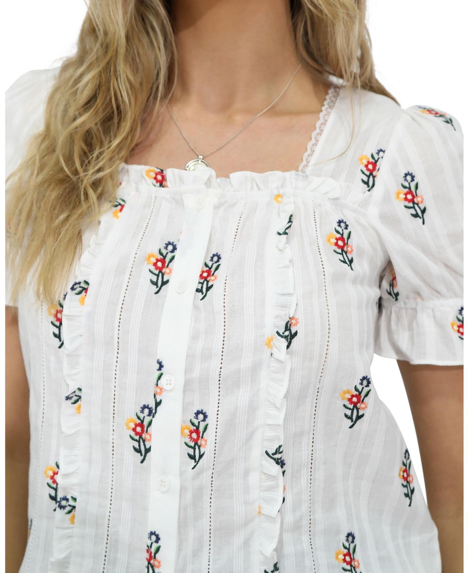 Women's Wild Garden Floral Blouse