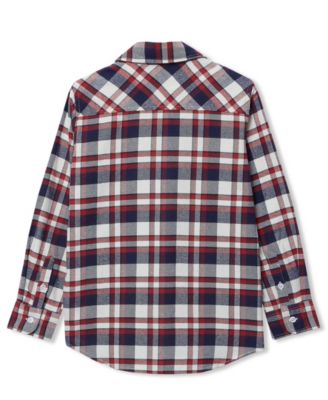 Kids Long Sleeve Flannel Shirt