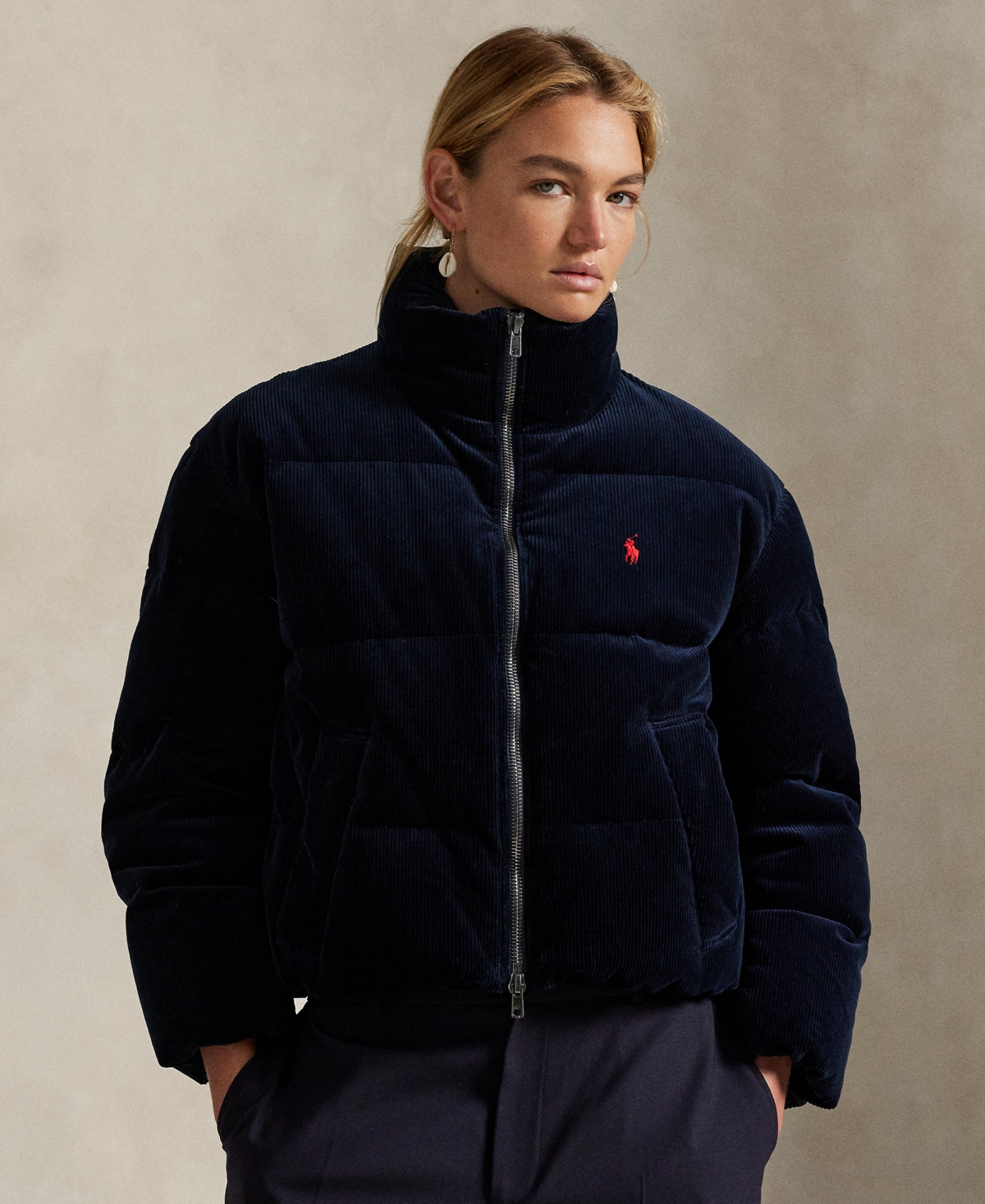 Polo Ralph Lauren Women's Relaxed Fit Quilted Jacket In Blue
