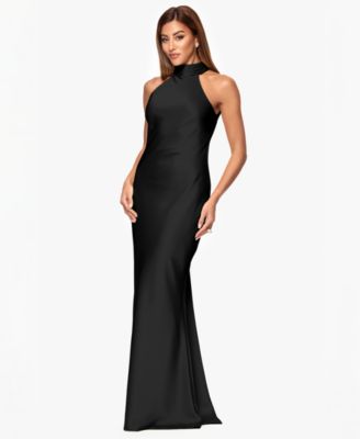 Women's Tie Neck Long Dress