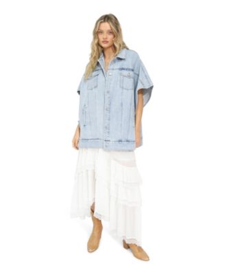 Women's California Soul Oversized Denim Vest