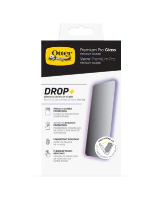 Premium Pro Glass Antimicrobial Privacy Screen Protector for Apple iPhone 15