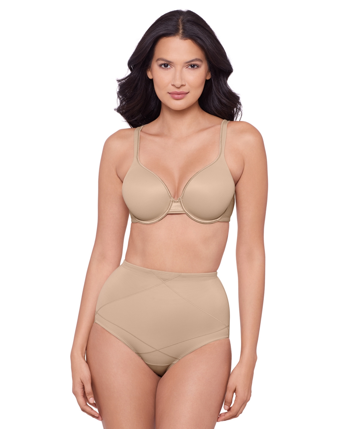 Miraclesuit Women's Instant Tummy Tuck Shaping Brief In Brown