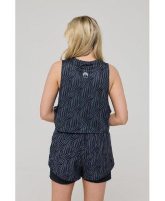 Elite 2 in 1 Running Shorts - Black Tiger