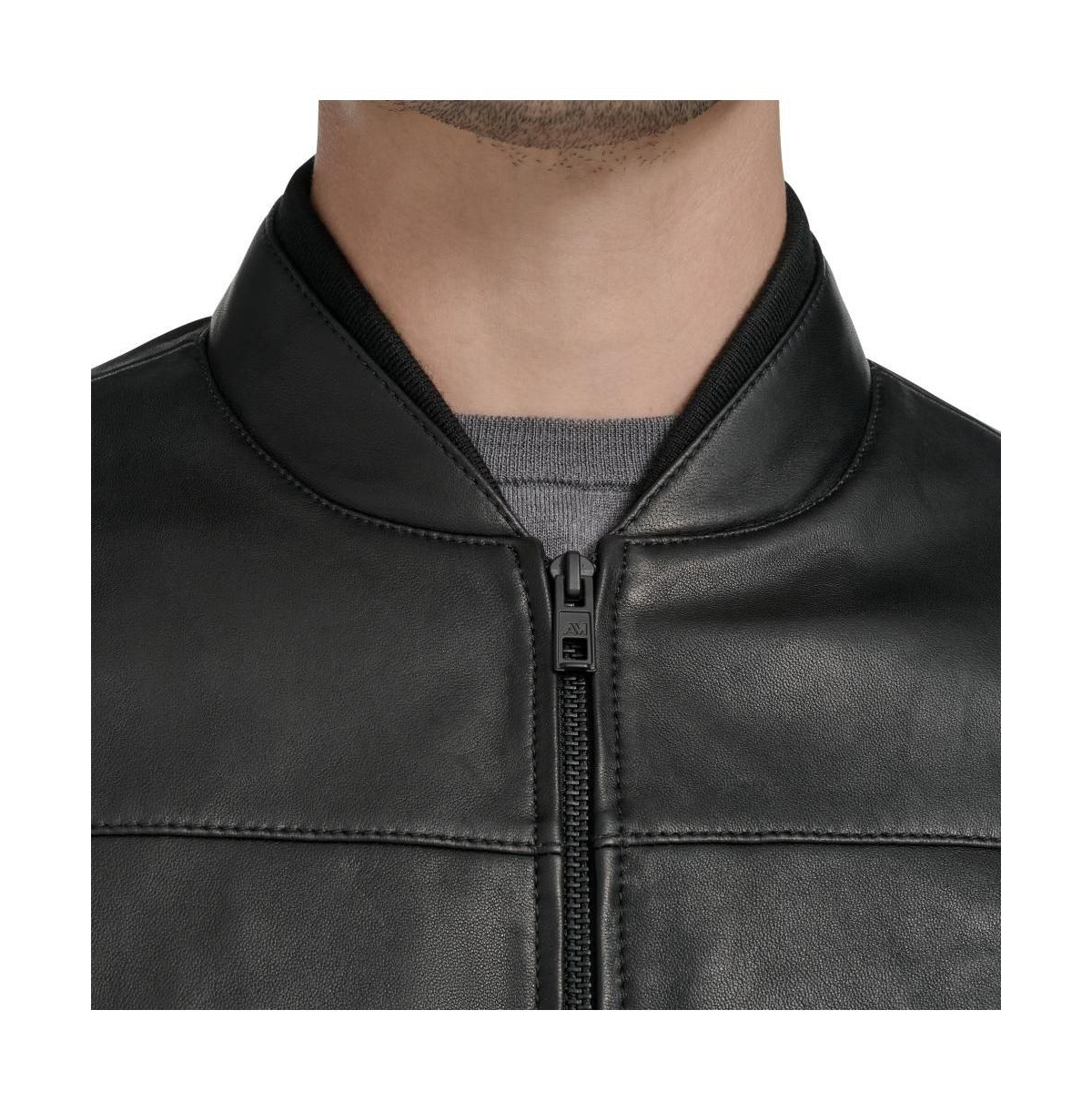 Andrew Marc Black Label Men's Weston Leather Jacket