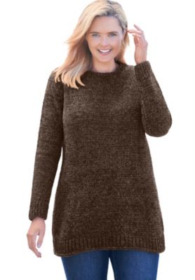 Women's Within Crewneck Chenille Sweater