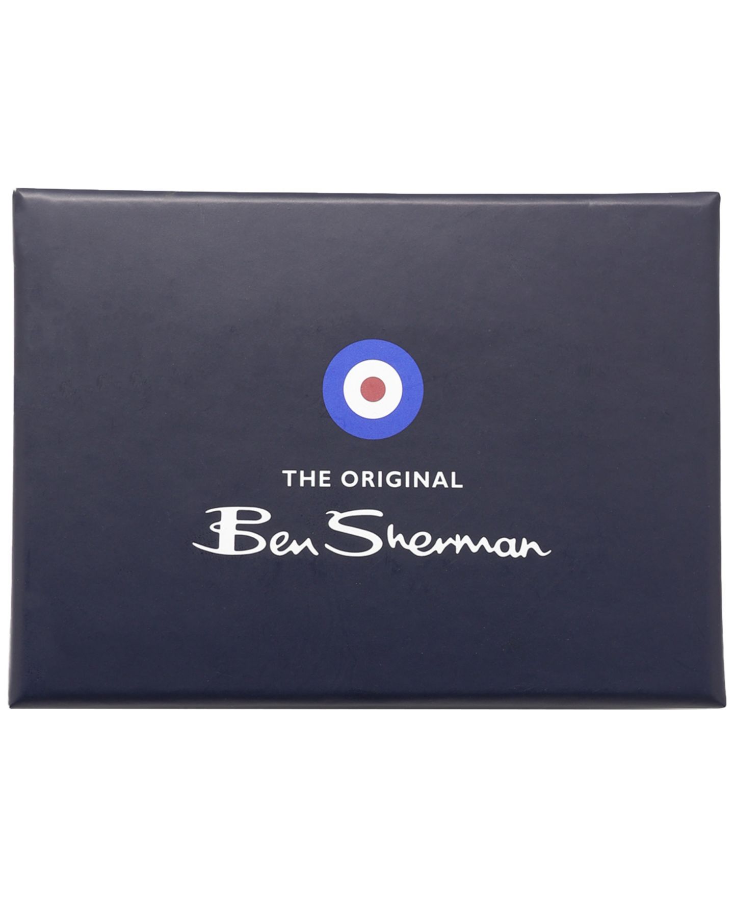 Мужской набор Ben Sherman: галстук с геометрическим узором и нагрудный платок, цвет: Тёмно-синий красный — фото 3