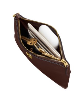 Essential Small Pebble Leather Small Wristlet