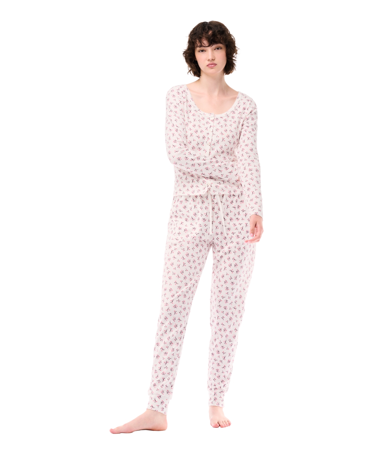 Gap Women's Floral Print Cardigan In Pink