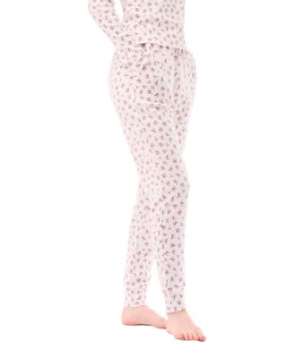 Women's Mid Rise Pointelle Jogger Pajama Pants