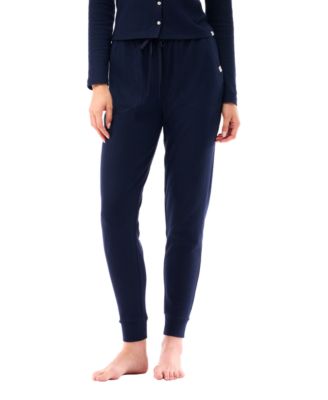 Women's Mid Rise Pointelle Jogger Pajama Pants