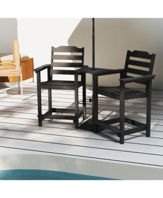 A set of 2 economical bar stools (including the table board)