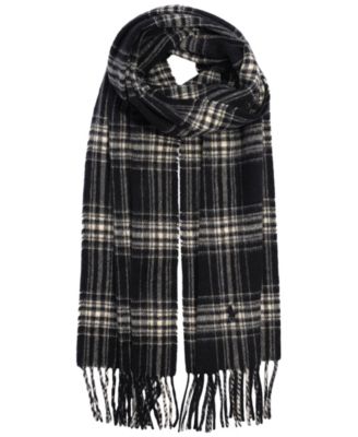 Men's Cashmere Blend Plaid Scarf