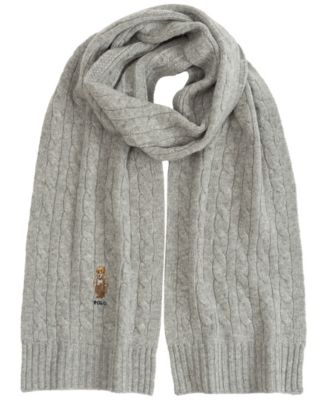 Men's Charles Bear Cable Scarf