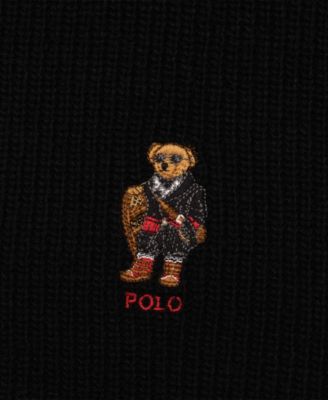 Men's Holiday Bear Scarf