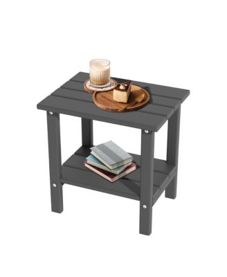 Double-layer coffee table made of HDPE