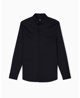 Men's Night Lab Embellished Woven Shirt