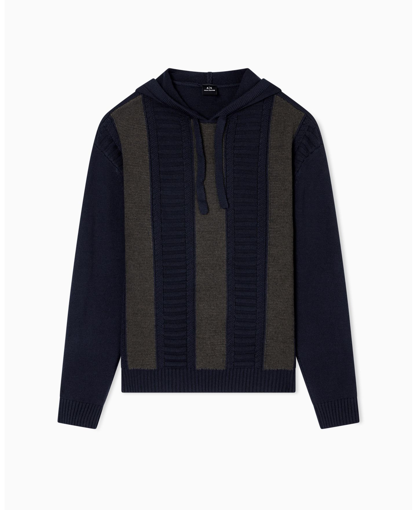 Мужской свитер A|X Armani Exchange Wool Color Block Hood — фото 5