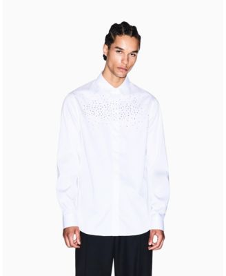 A|X Armani Exchange - Men's Night Lab Embellished Woven Shirt