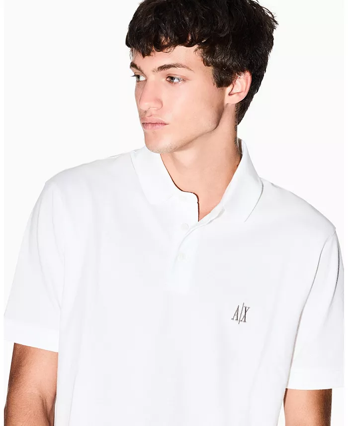 Men's Icon Logo Pique Polo Shirt - thumbnail 3