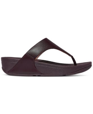 Women's Lulu Leather Toe-Thongs Sandals