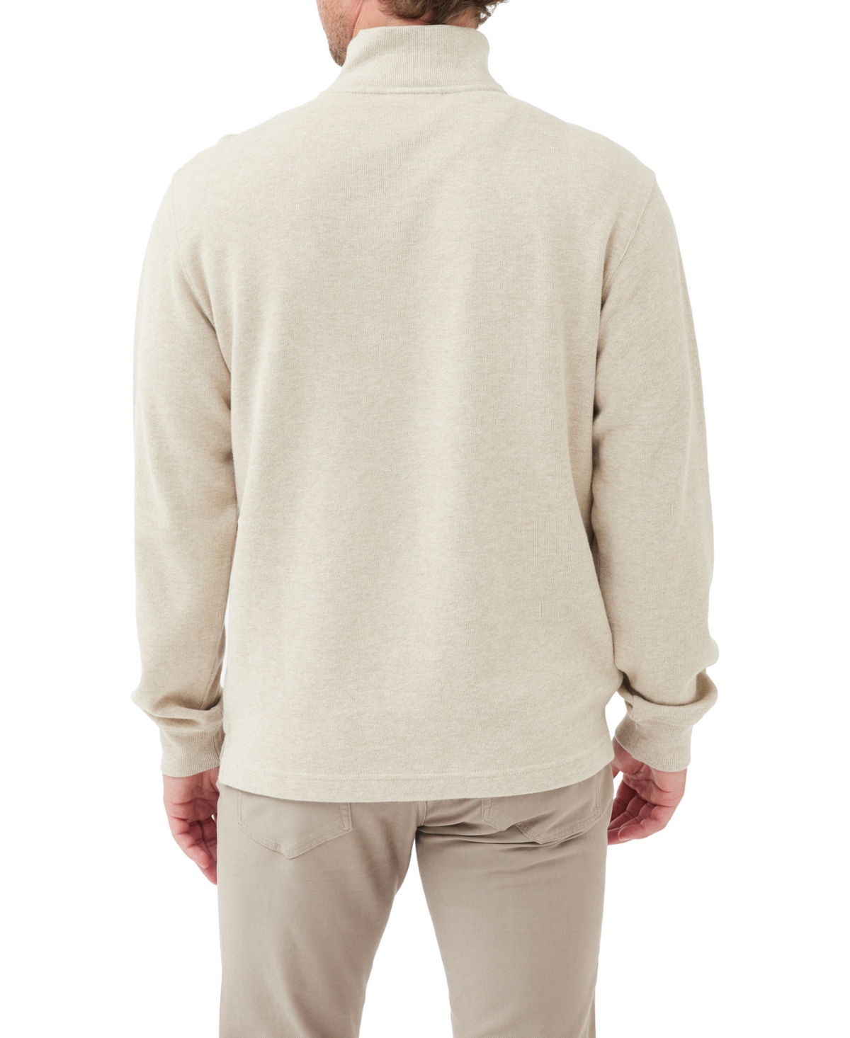 Rodd & Gunn Fortrose Cotton Quarter Zip Sweater In Brown