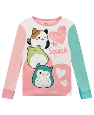 Girls' 4-10 Bunny Fleece Tight Fit Pajama, 4-Piece Set