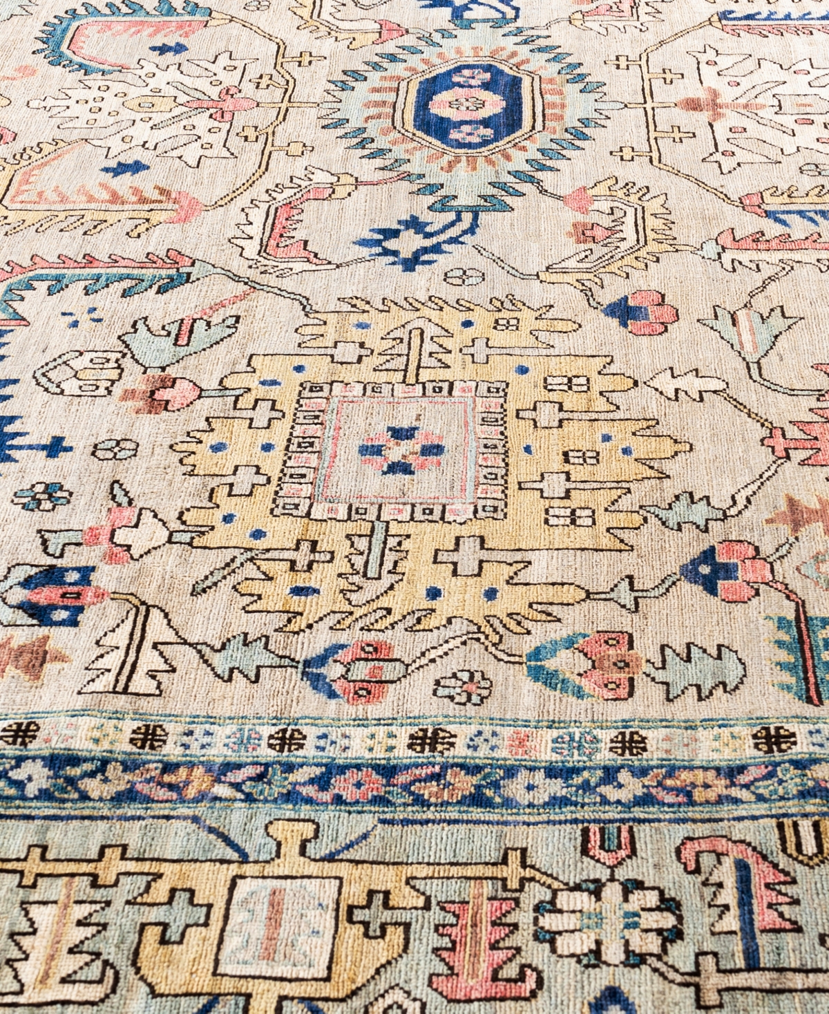 Adorn Hand Woven Rugs Serapi M0103-79 10'2"x14' Area Rug In Sand