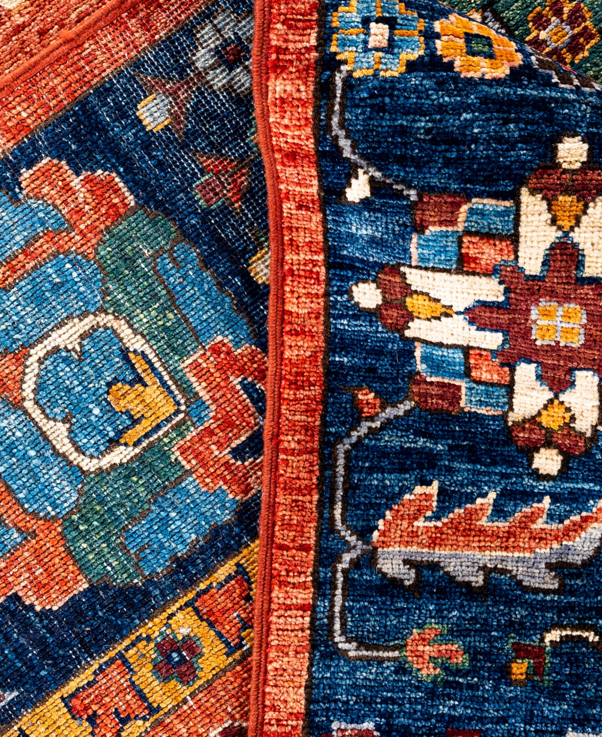 Adorn Hand Woven Rugs Serapi M0103-82 9'11"x13'8" Area Rug In Red