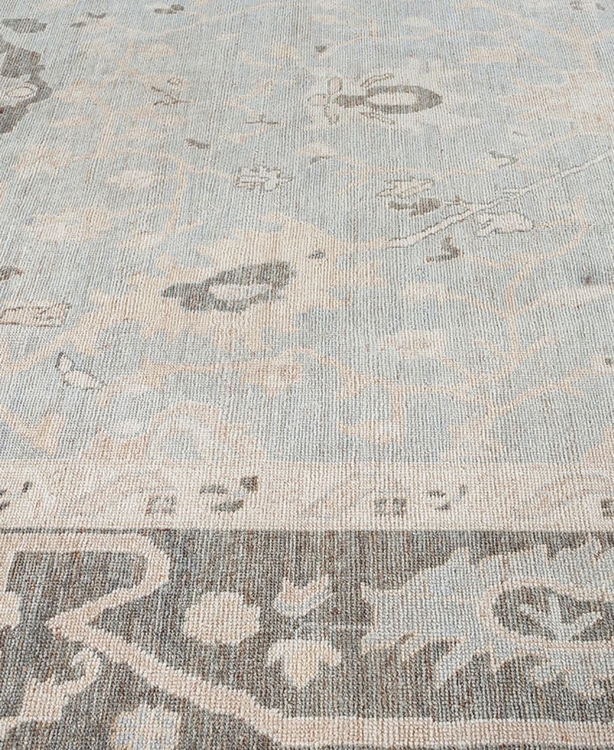 Adorn Hand Woven Rugs Oushak M1982 Rug Collection In Gray