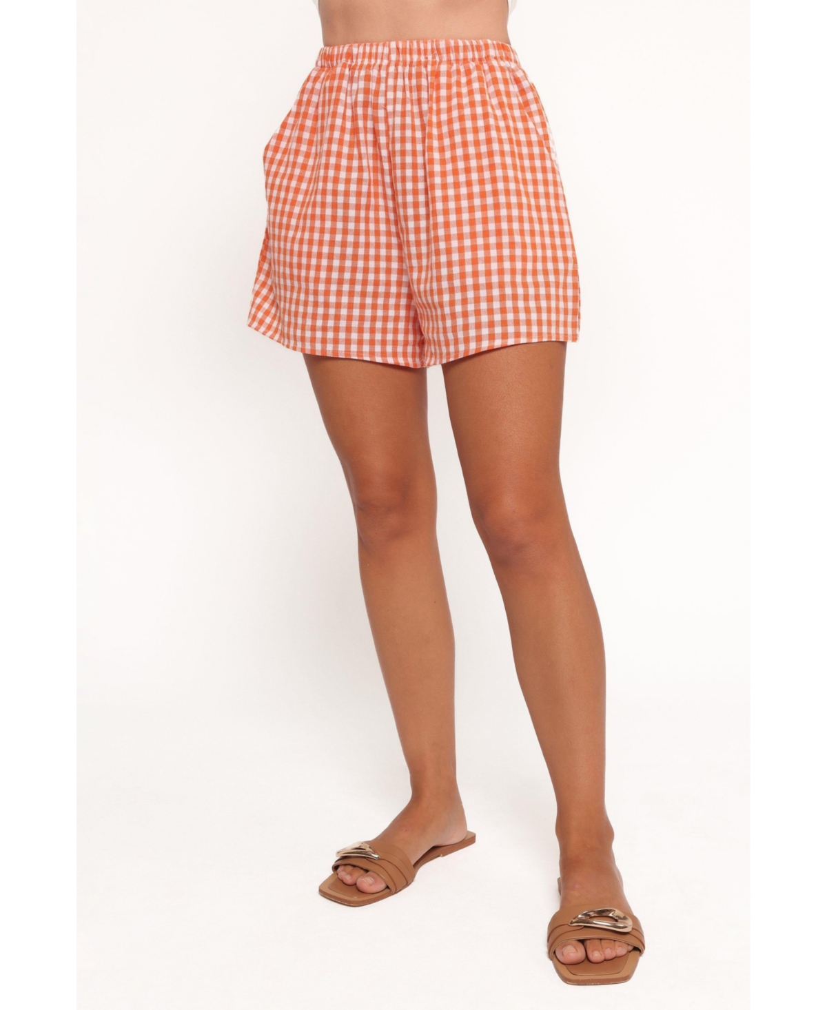 Petal and Pup Women's Emilia Short Set - Aperol Orange