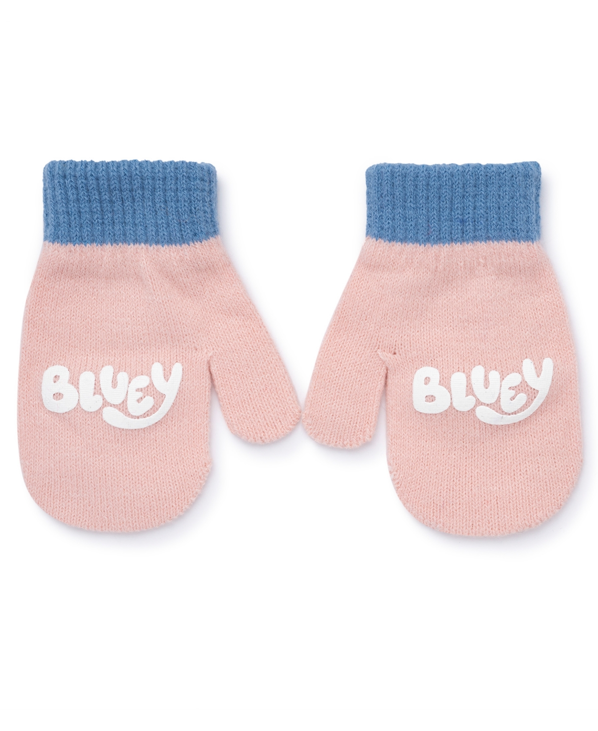 Berkshire Bluey Toddler Girls 2-piece Bluey Beanie And Mitten Set In Gray