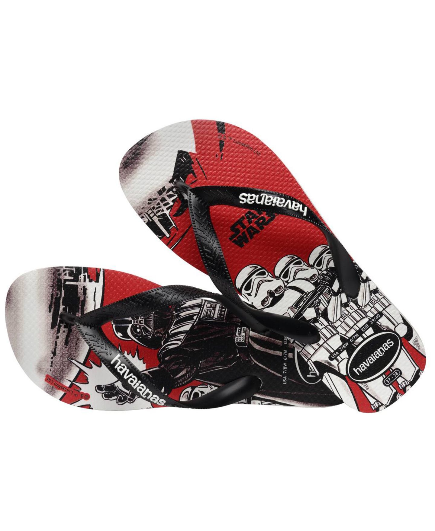 Мужские сандалии Havaianas Star Wars Sandal, цвет: Белый / Чёрный — фото 3