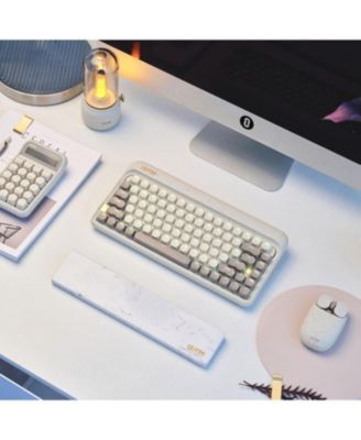 Marble Palm Rest for Computer Keyboard, Ergonomic Design Wrist Rest for Typing Pain Relief, Desk Pads Support Hand and Arm, Stain Resistant