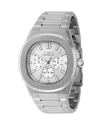 Men's 48324 Speedway Quartz 3 Hand Silver Dial Watch
