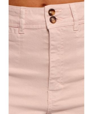 Women's Gemma Cropped Wide Leg Jeans - Sepia Rose