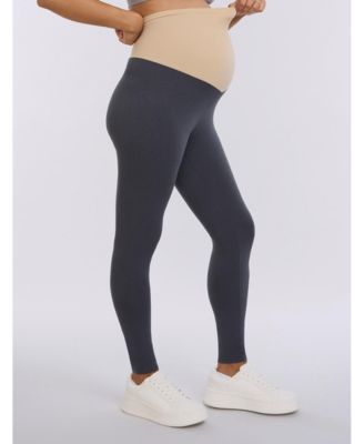 Women's Essential Stretch Secret Fit Over the Belly Maternity Leggings - Motherhood Maternity