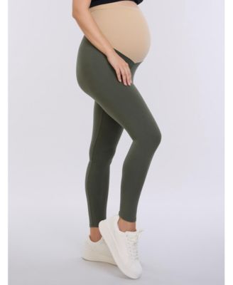 Women's Essential Stretch Secret Fit Over the Belly Maternity Leggings - Motherhood Maternity