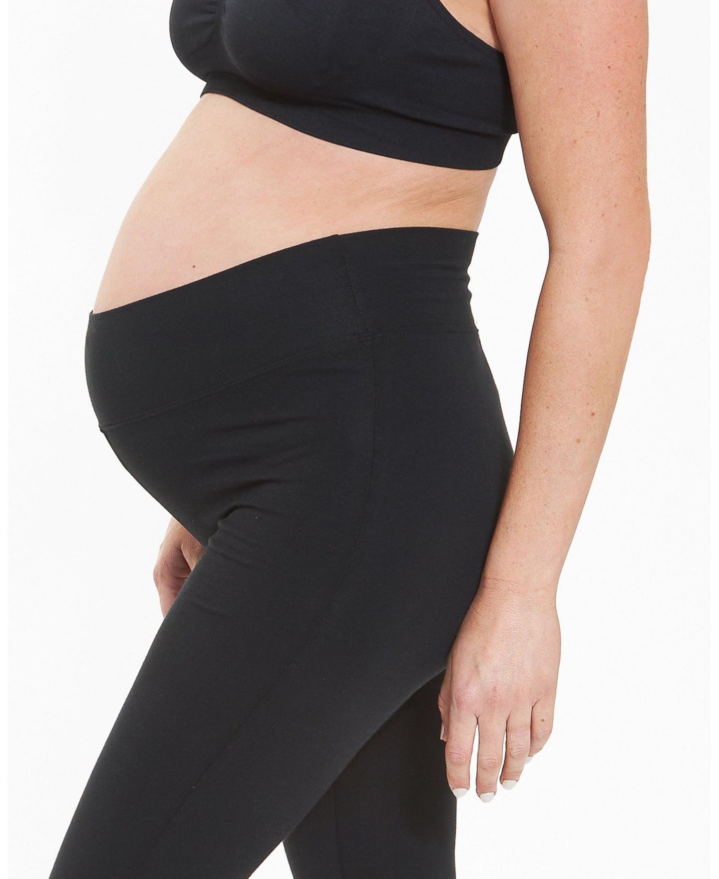 Женские леггинсы Ripe Maternity Maternity Ripe Organic Essential Legging, цвет: Чёрный — фото 3
