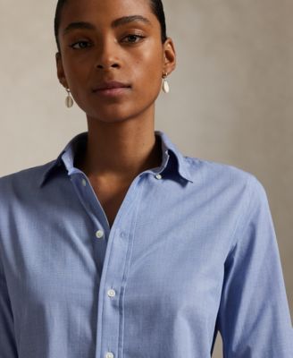 Women's Stretch Slim Fit Cotton Shirt