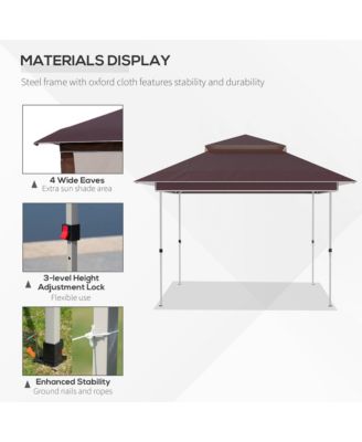 12' x 12' Pop Up Canopy with Mesh Sidewall Netting,