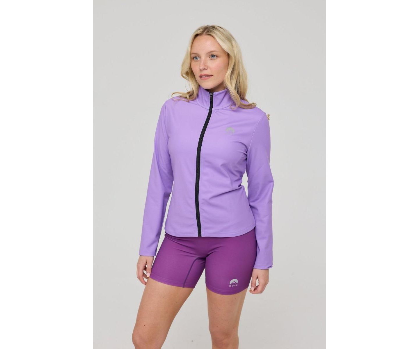 Женская куртка OOSC Infinite Cropped Zipped Jacket - Purple — фото 1
