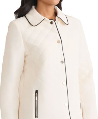 Women's Quilted Snap Front Long Sleeve Jacket