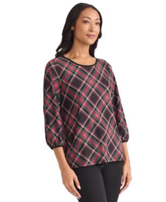 Women's Printed Crew Neck Top