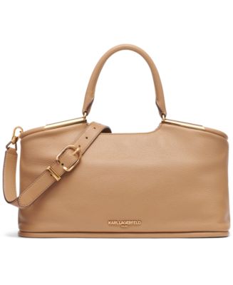 KARL LAGERFELD PARIS Valerie Satchel Bag - Macy's