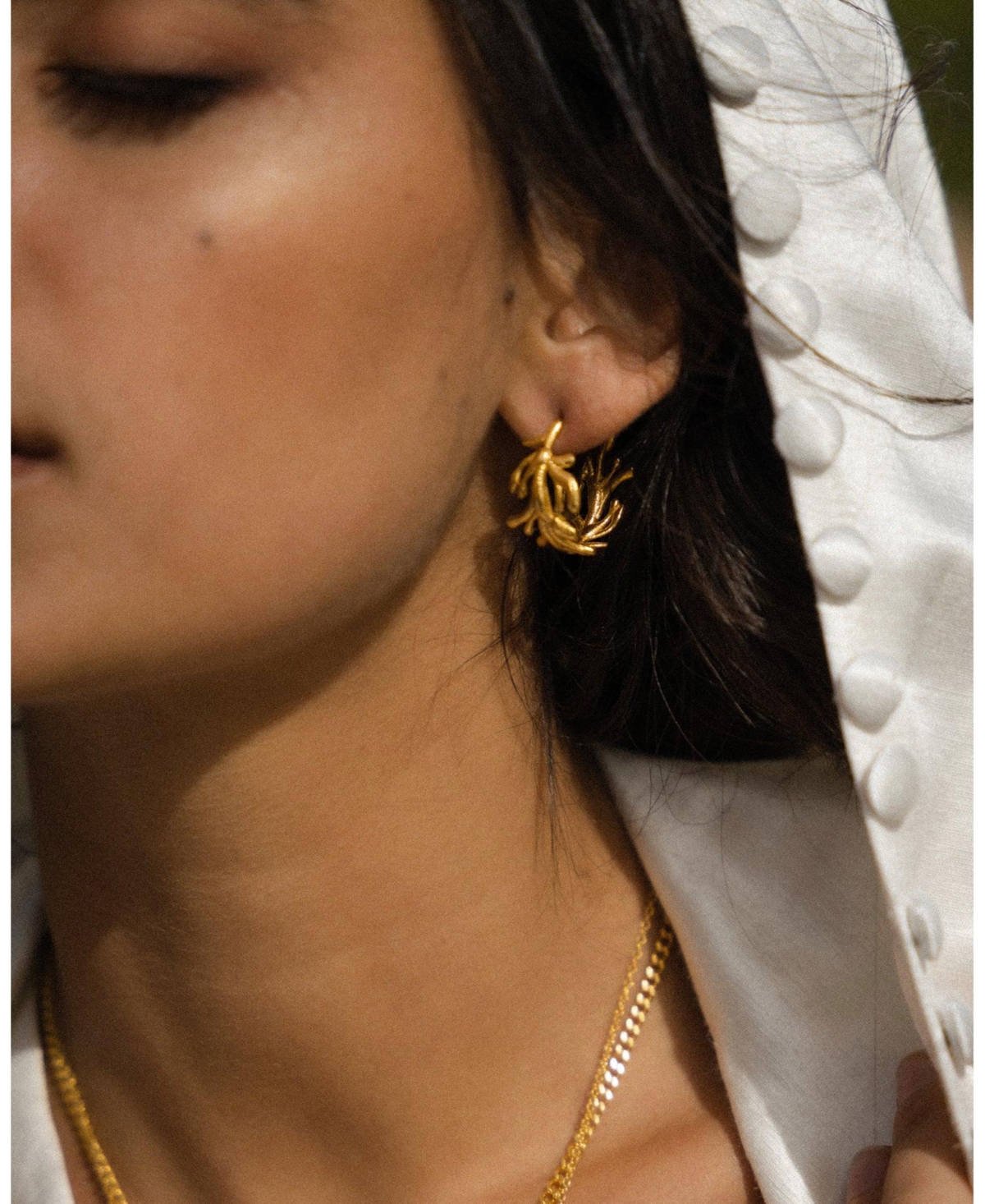 Ottoman Hands Zephyr Hoop Earrings