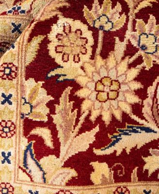 Adorn Hand Woven Rugs Mogul M1293 Rug Collection In Red