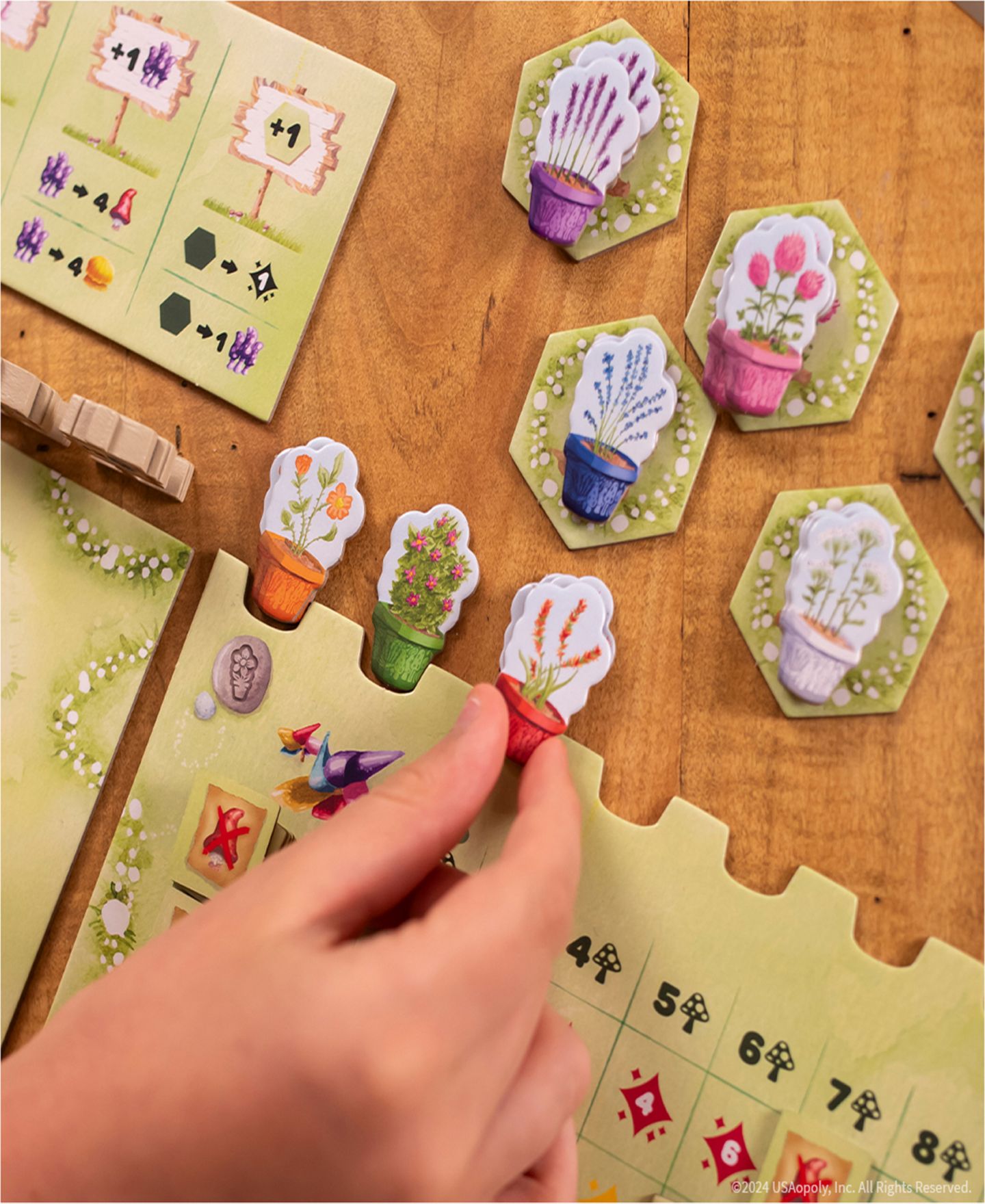 Семейная стратегическая настольная игра USAopoly Opoly Gnome Hollow, от 12 лет — фото 2