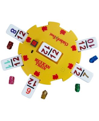 The Original Mexican Train Featuring Number Dominoes Bonus Chickenfoot Game Included